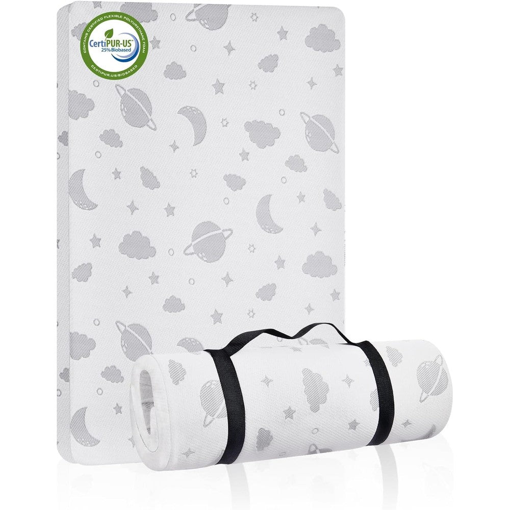 Lilian & Gema Pack and Play Mattress front view