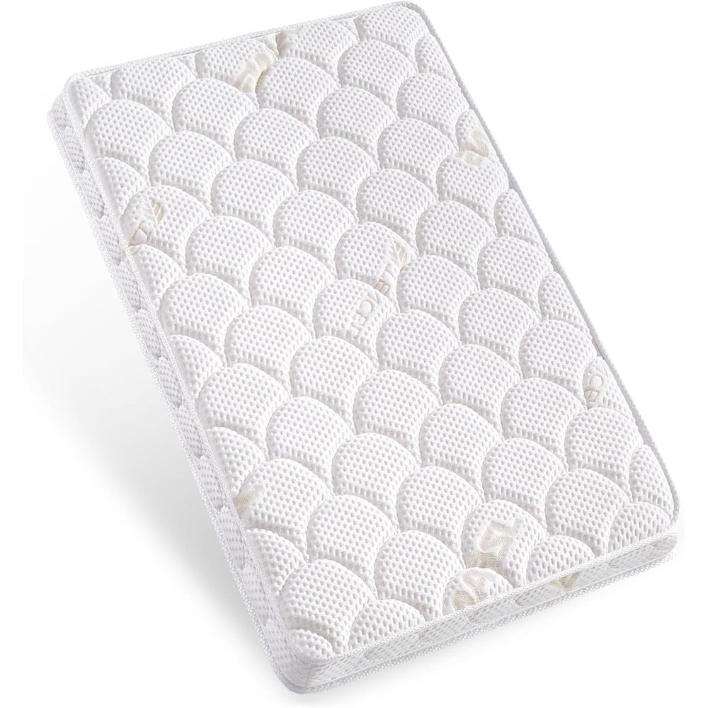 Lillibearas pack and play mattress topper front view