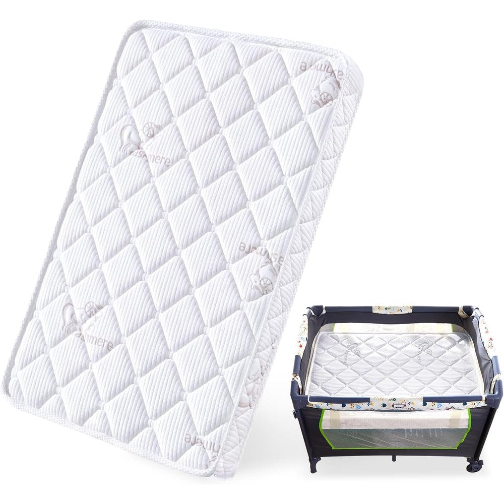 Feisaibaoly pack and play mattress front view high density foam