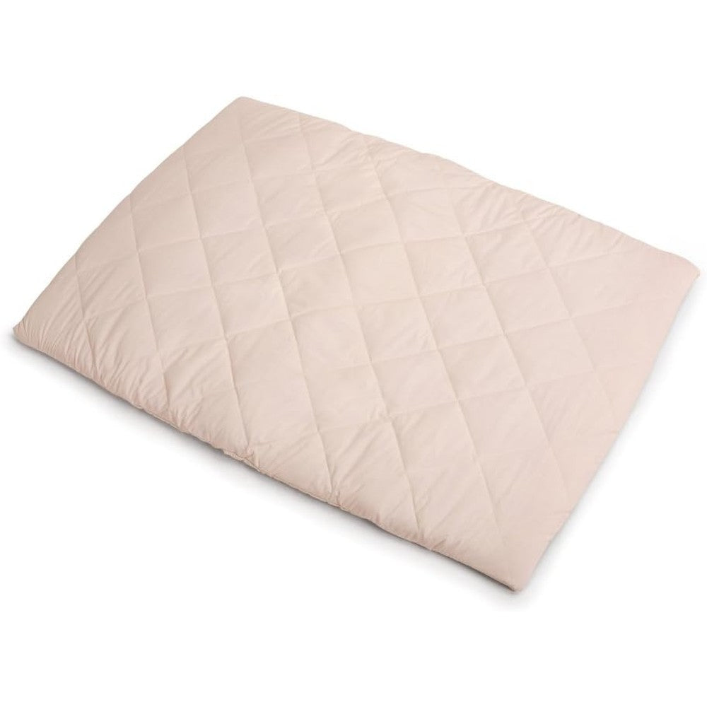 Graco Pack N Play Quilted Playard Sheet in Cream front view premium imported baby bedding