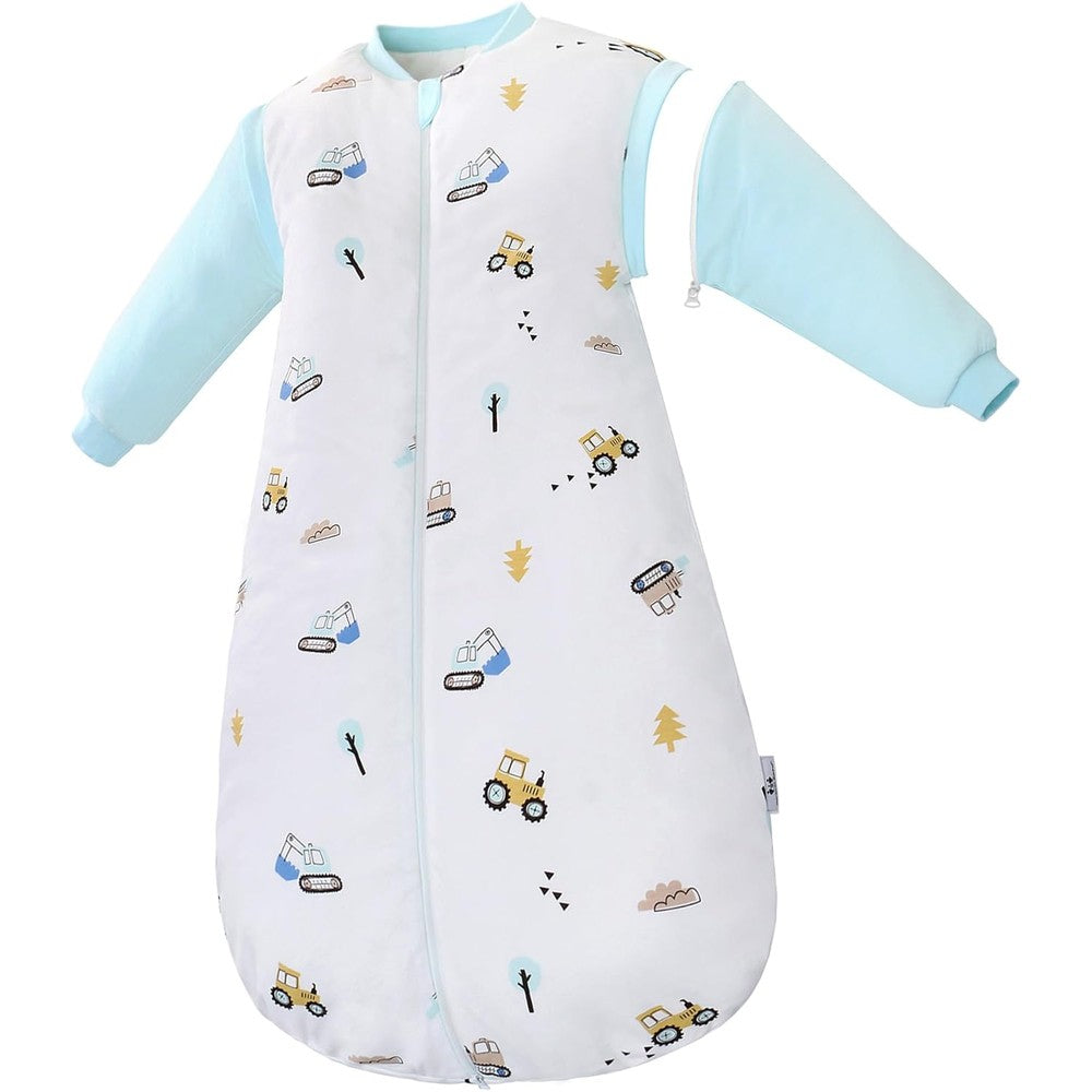 Miracle Baby winter sleep sack with detachable sleeves front view