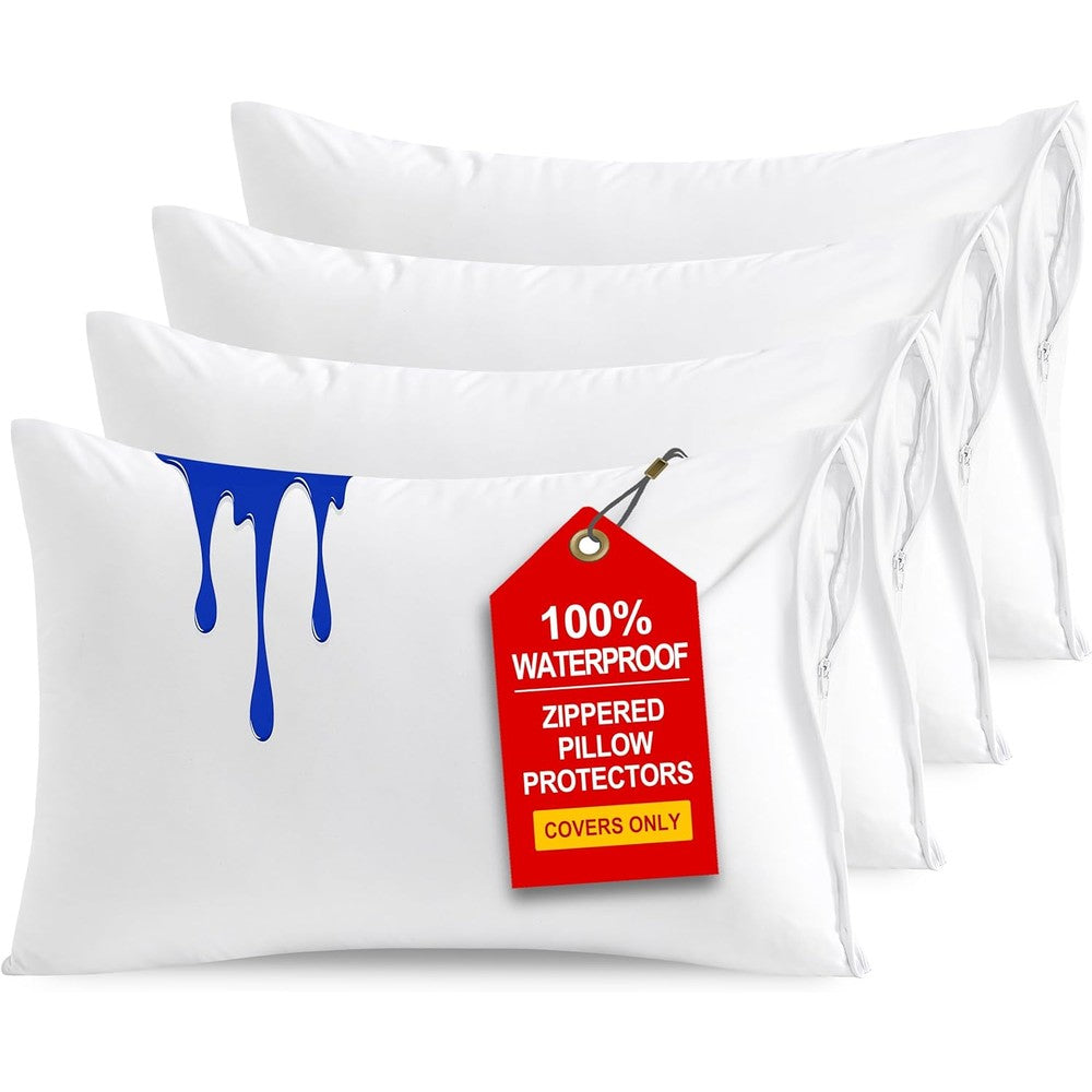 Ntbay 4 pack toddler pillow protectors front view