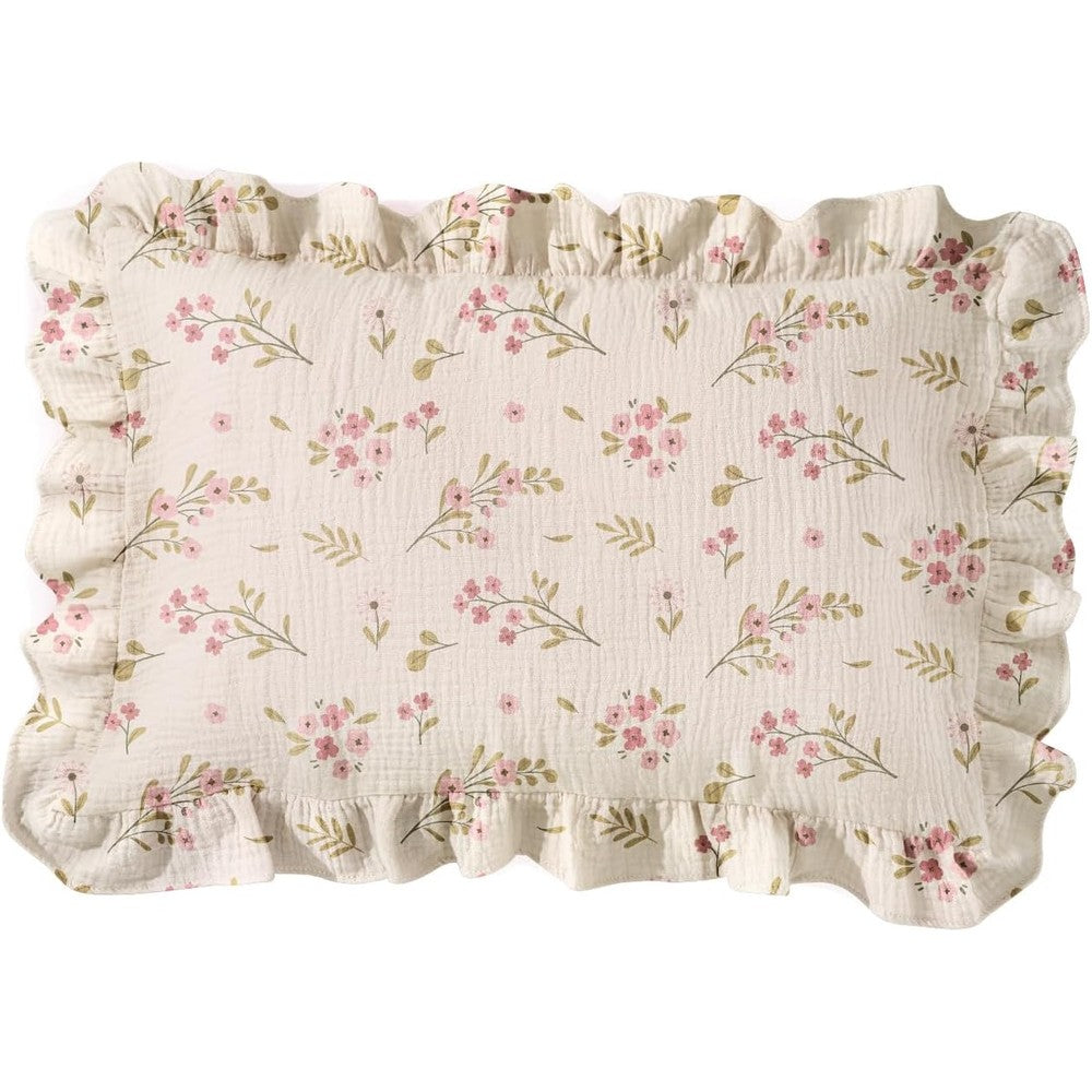 Miss Adola 13x18 toddler pillowcase front view flower branch print