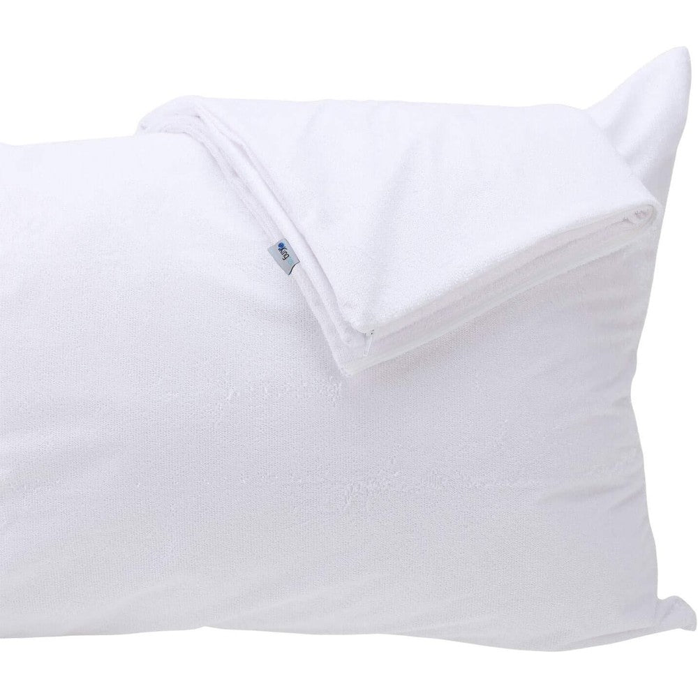 Kingnex waterproof toddler pillow protector 2 pack front view