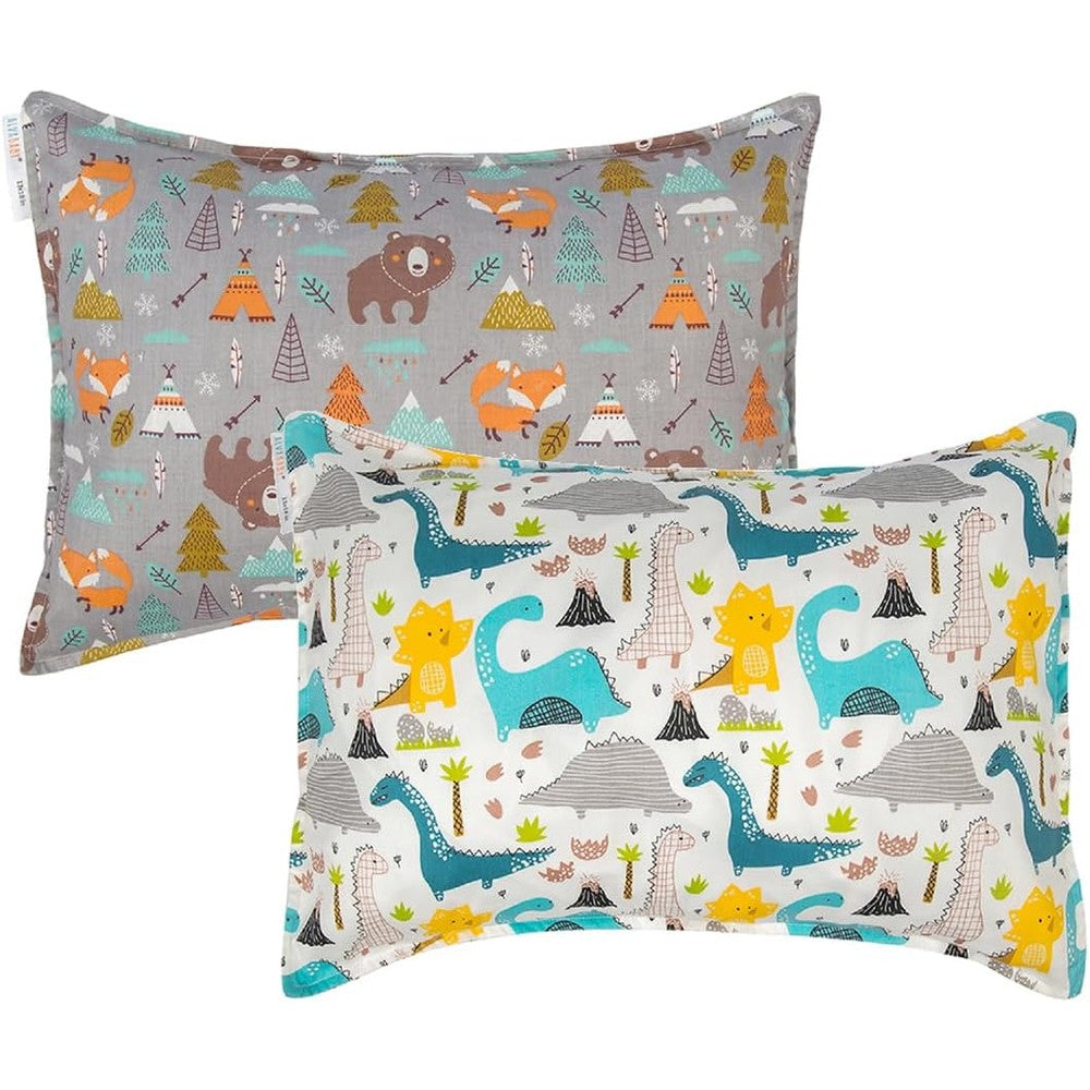 Alva toddler pillowcases 2 pack front view
