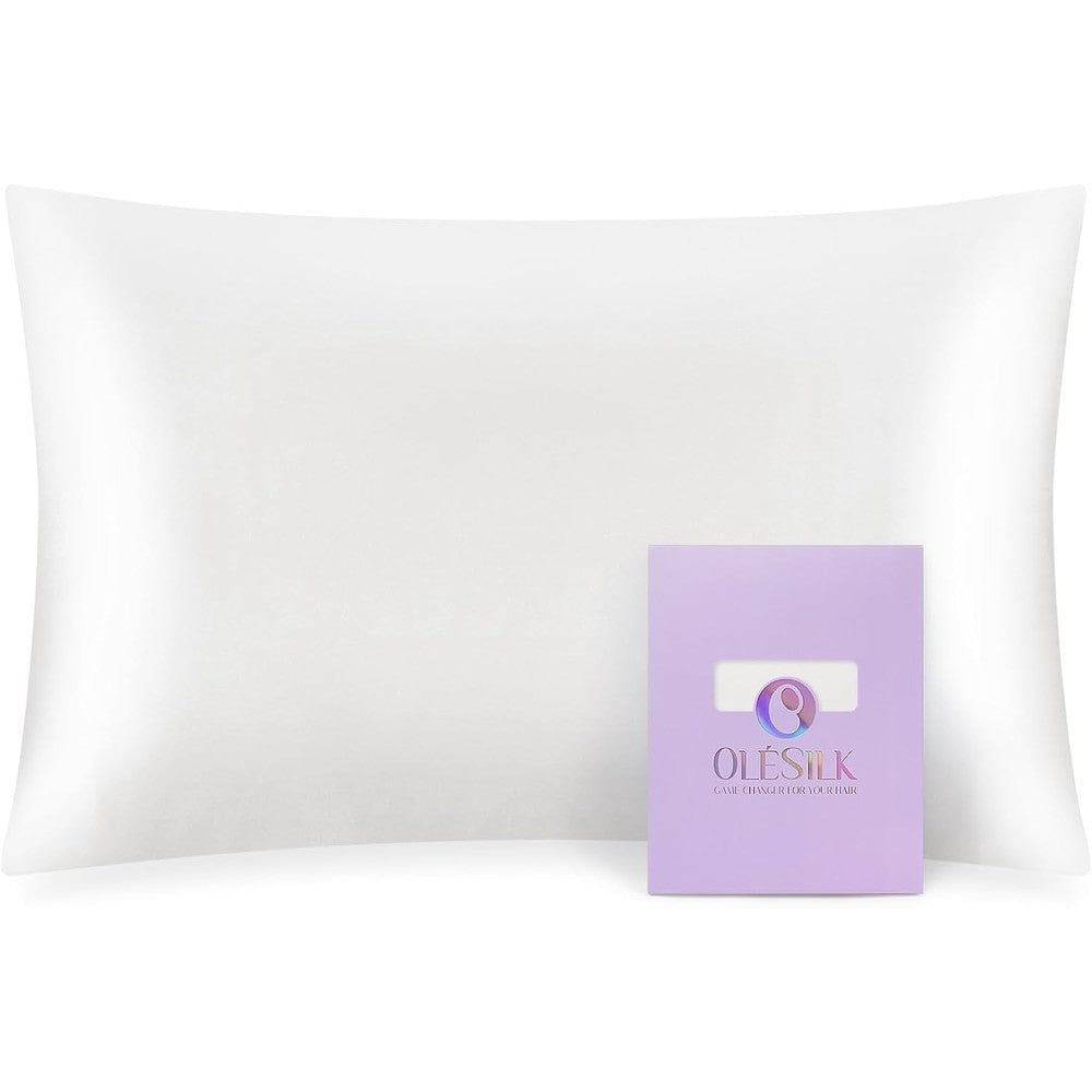 Olesilk toddler mulberry silk pillowcase front view