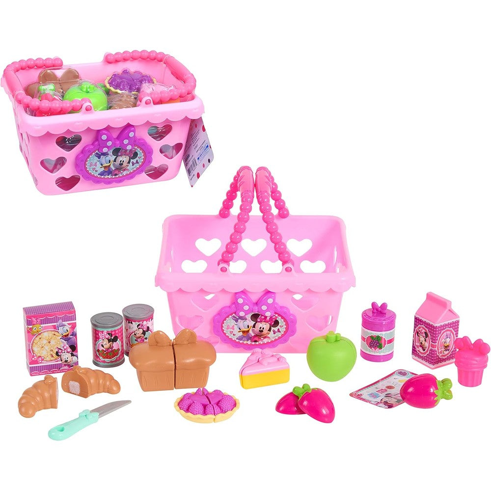 Minnie Bow-Tique Bowtastic Shopping Basket Set front view