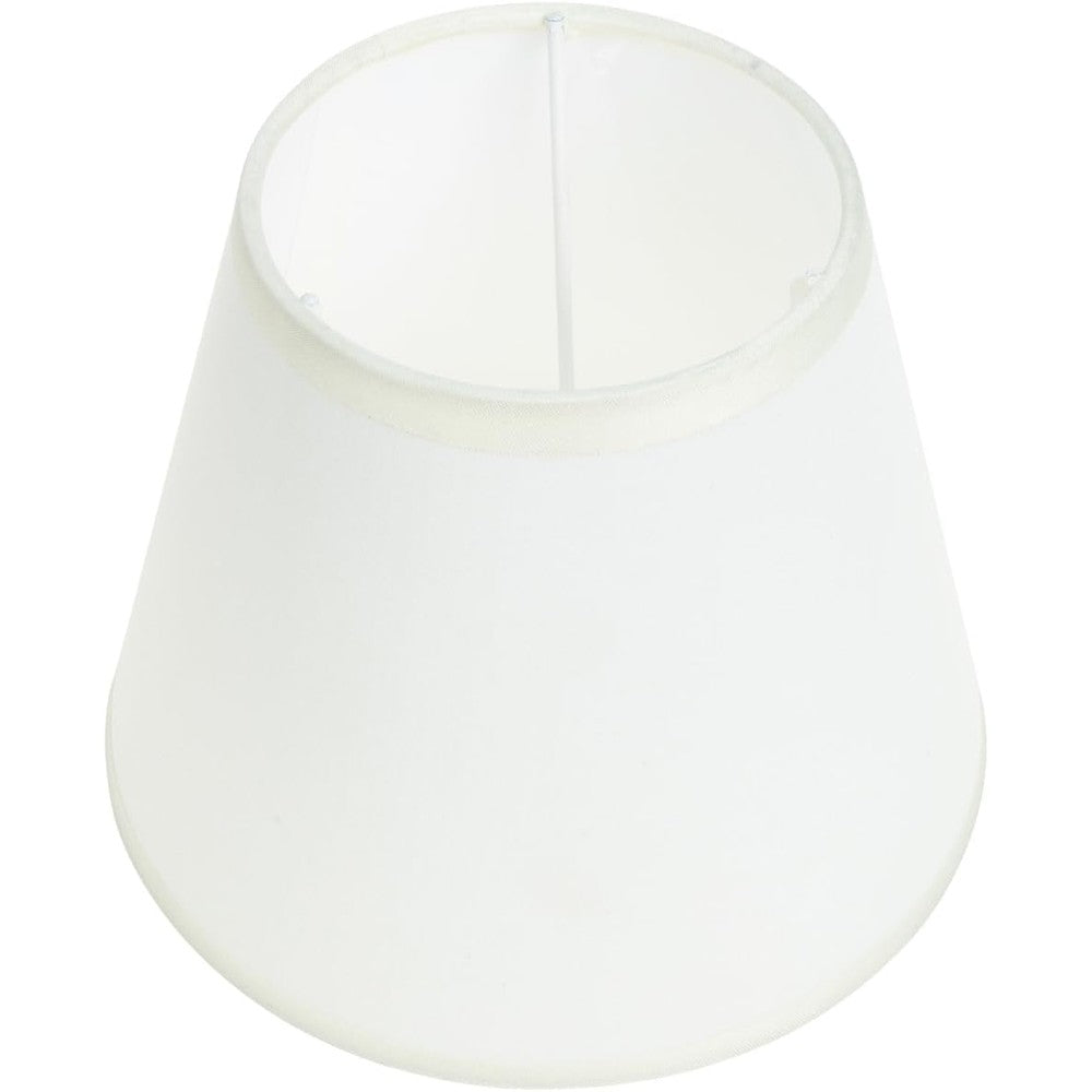 Yardenfun cartoon printed fabric lamp shade front view elegant white drum cover for table lamp lighting
