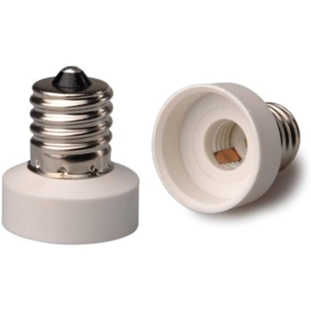E-Simpo E17 to E11 light socket adapter 10-pack front view