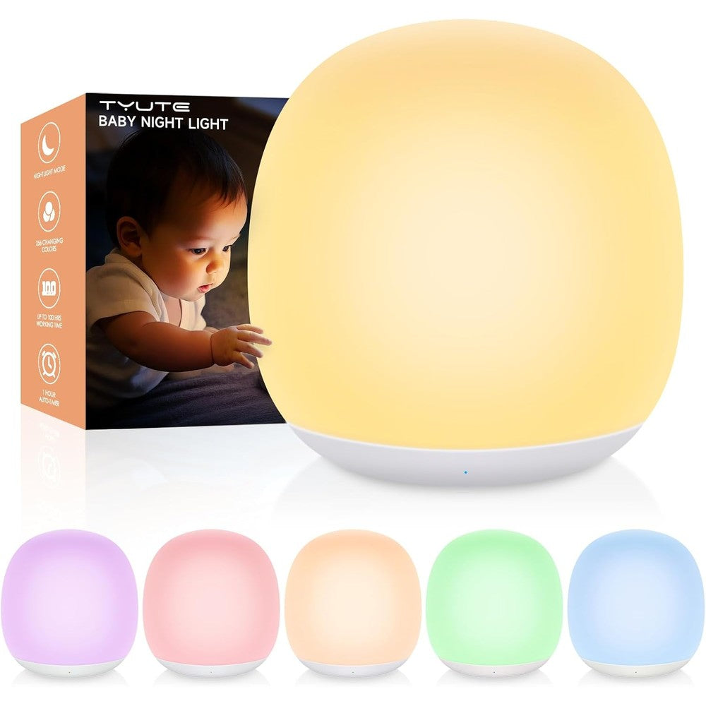 Tyute baby night light front view nursery lamp