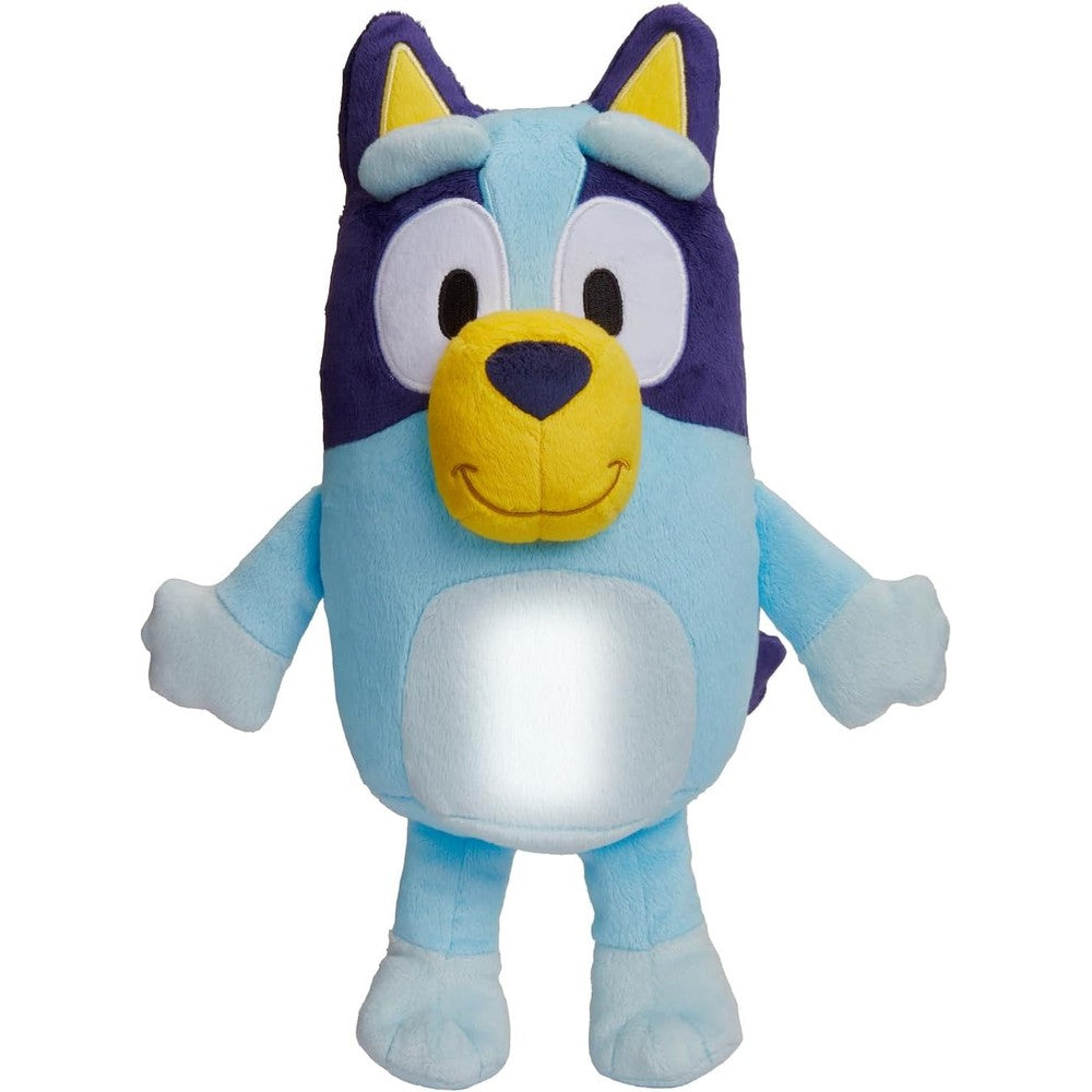 Bluey Go Glow Pal plush toy front view