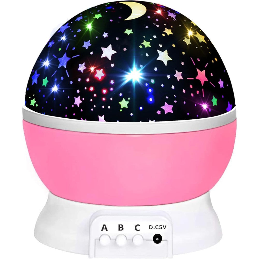 Hongid pink star projector front view
