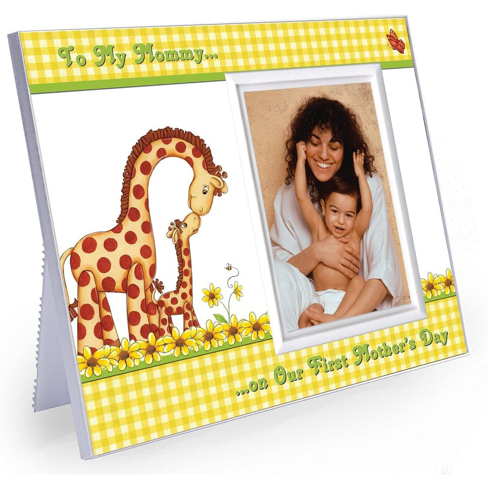 Expressly Yours! first Mother's Day giraffe picture frame front view