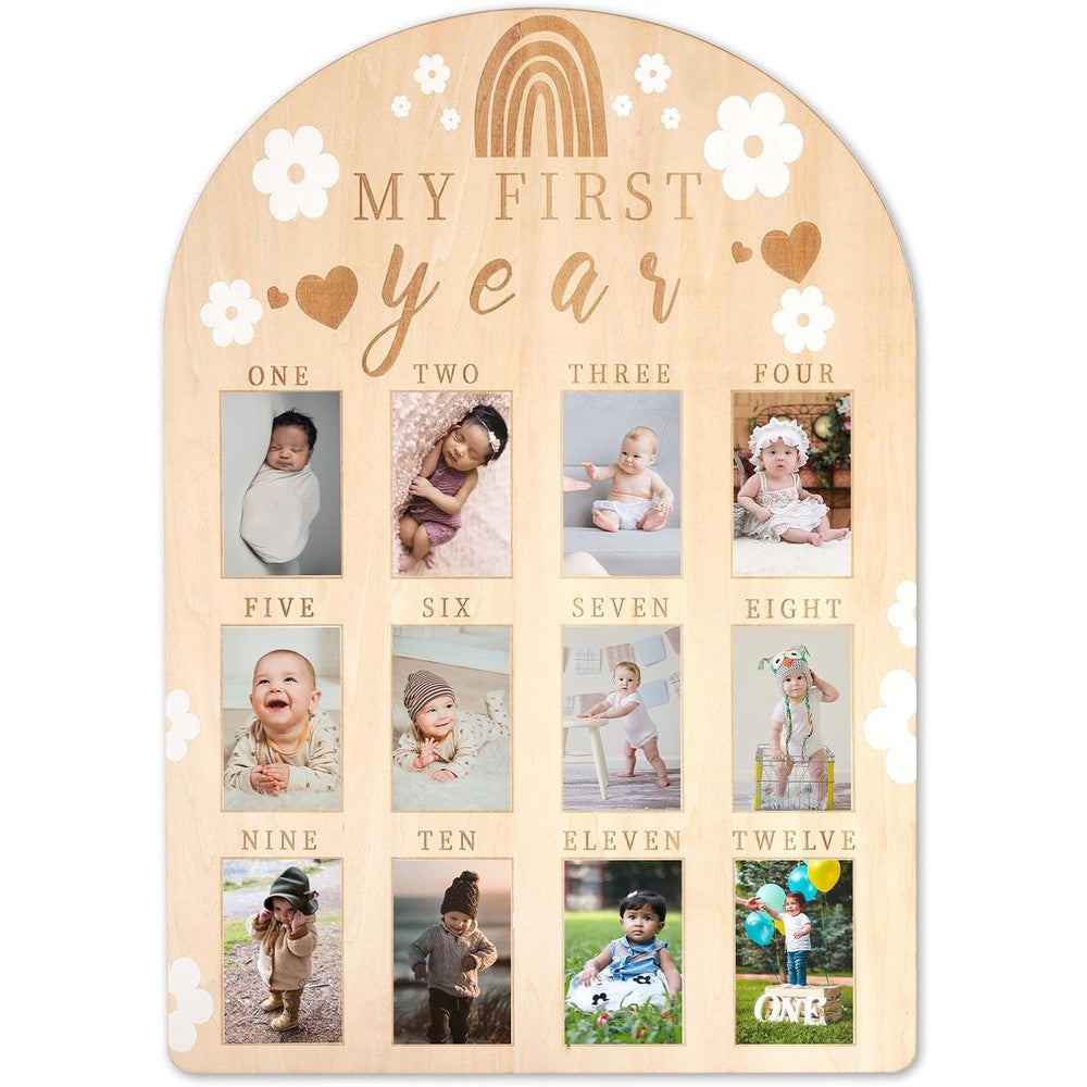 Peutier My First Year Baby Photo Frame front view