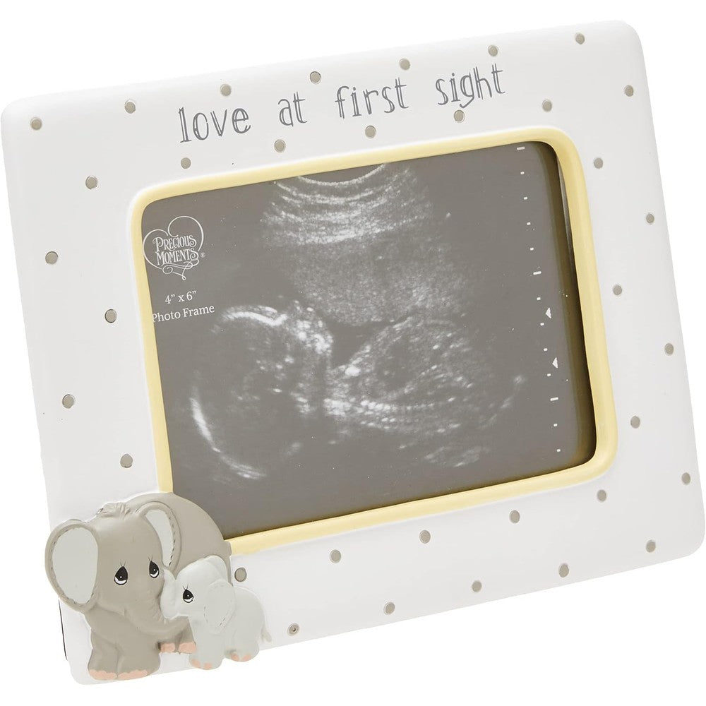 Precious Moments Elephant Love At First Sight ultrasound photo frame front view