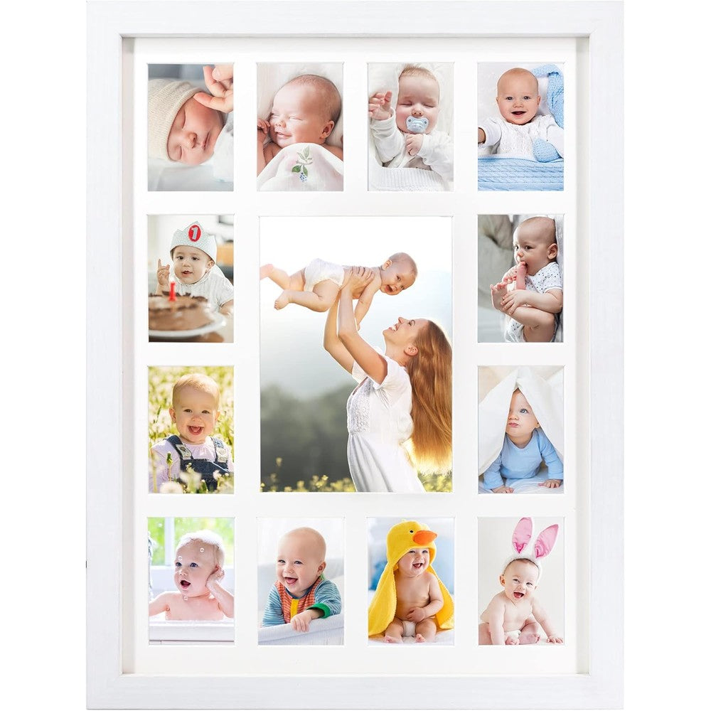 FramePro My First Year Baby Photo Collage Frame front view