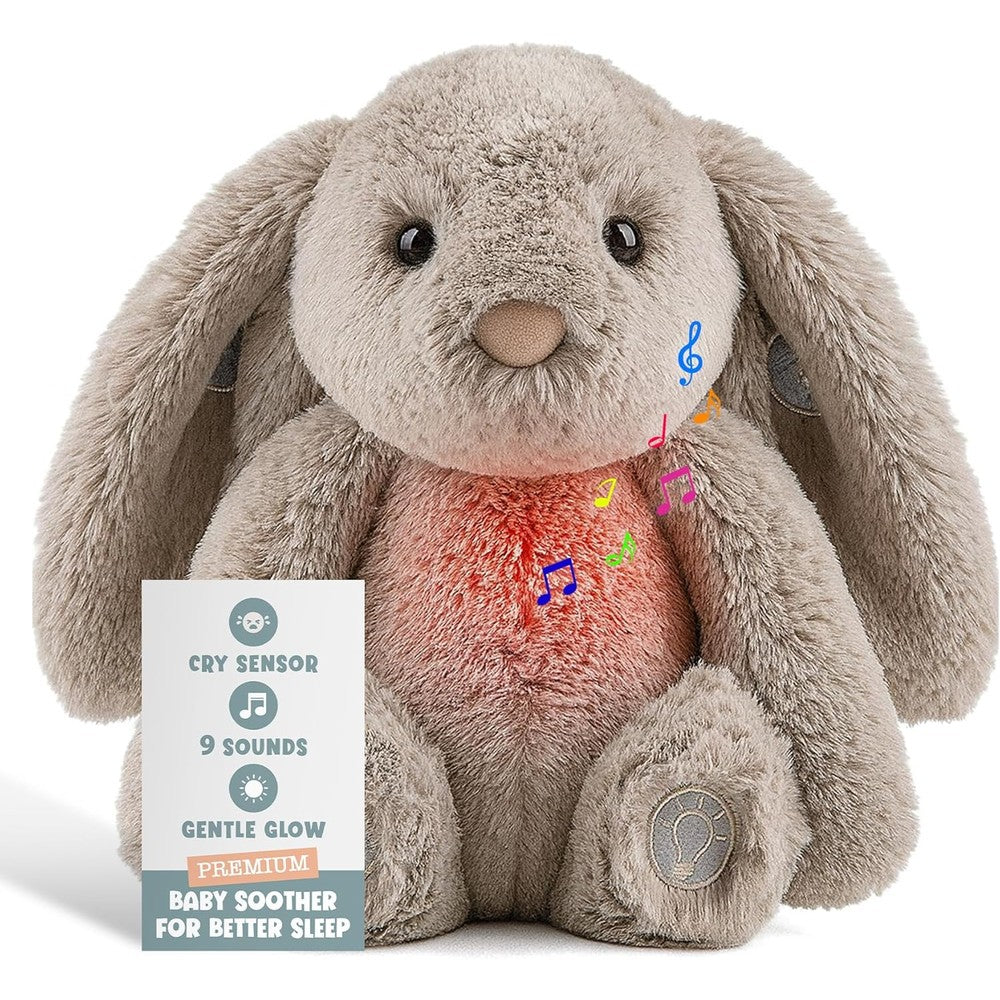 Gemma Joy Bedtime Bunny Baby Sleep Soother front view plush stuffed animal sound machine