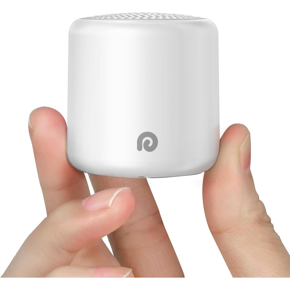 Dreamegg Pocket Sleep One portable travel white noise machine in cream front view