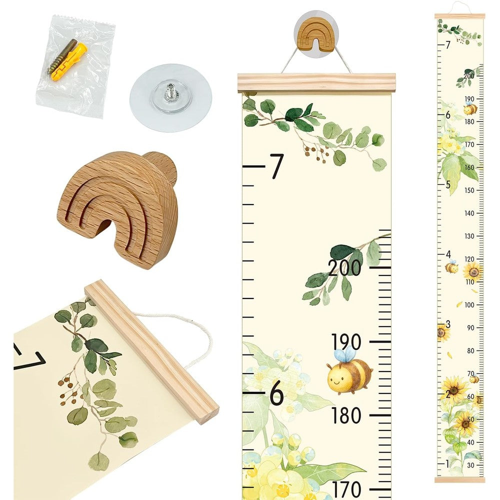 Nustila growth chart for wall hanging front view
