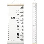 Azumavi premium canvas height chart for kids front view hanging on wall