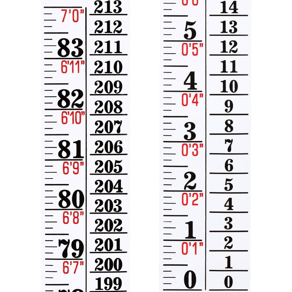 Tatuo Growth Chart Wall Labels tape ruler front view