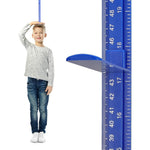 Egoldto 3D wall-mounted height measurement rod blue front view