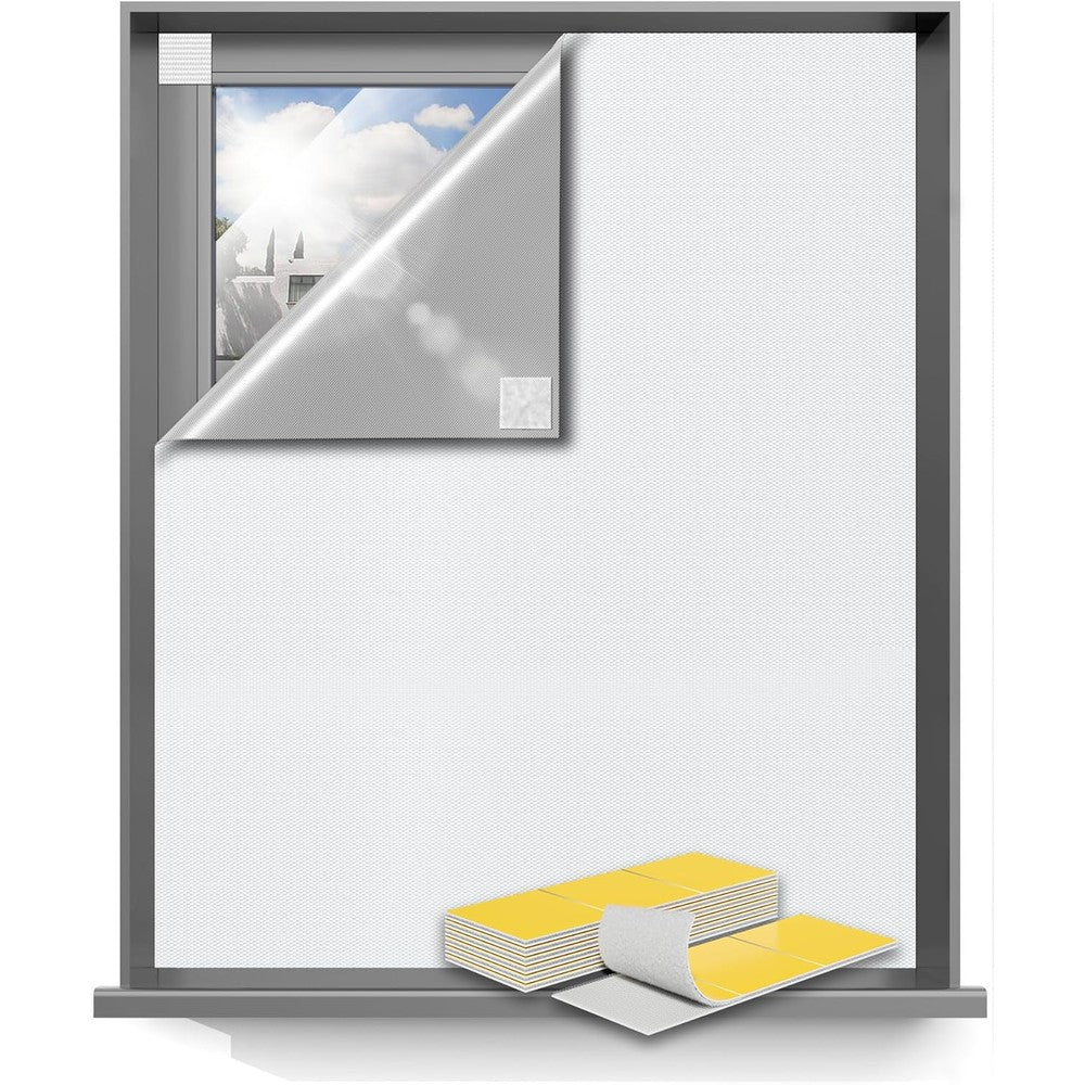 Sumobaby portable blackout window curtains front view blocking sunlight