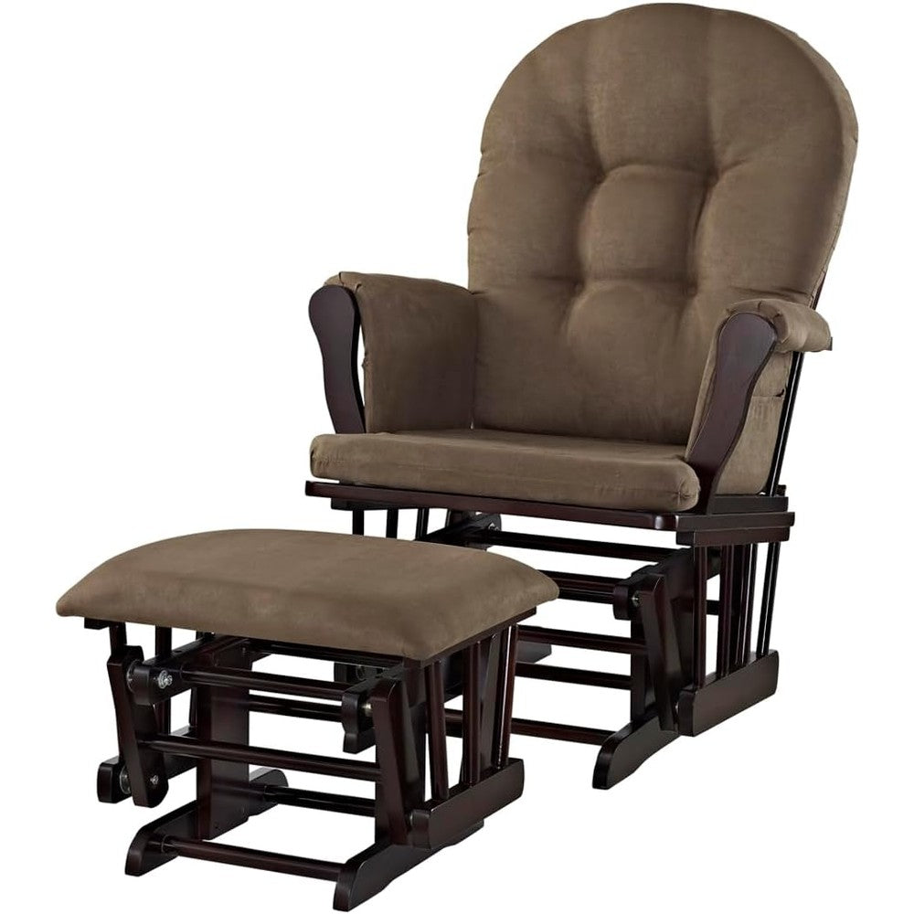 Angel Line Grayson Glider and Ottoman front view nursery rocking chair