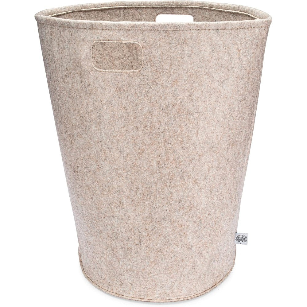 Parker Baby Nursery Laundry Hamper in Oatmeal front view