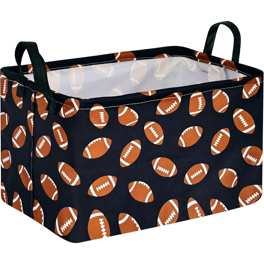 Maizmz kids football storage basket front view