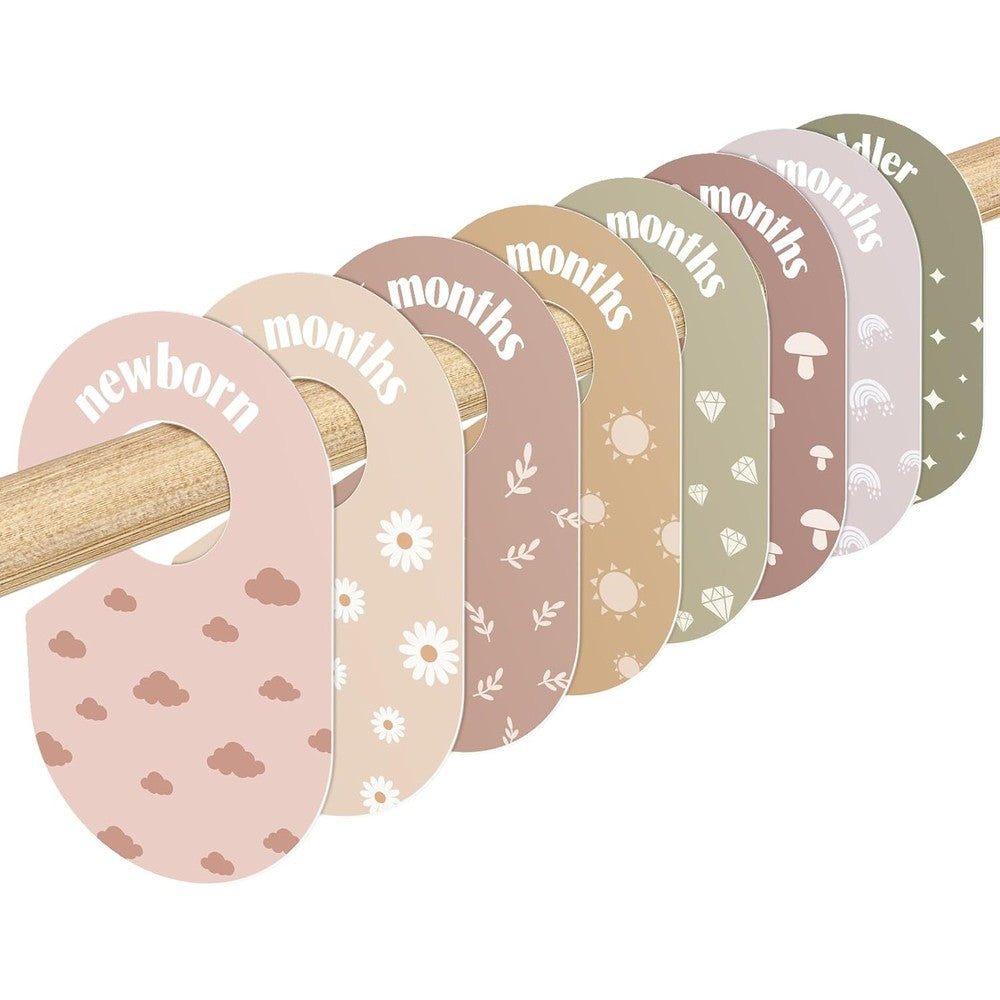 WSICSE baby closet divider 8 piece set front view