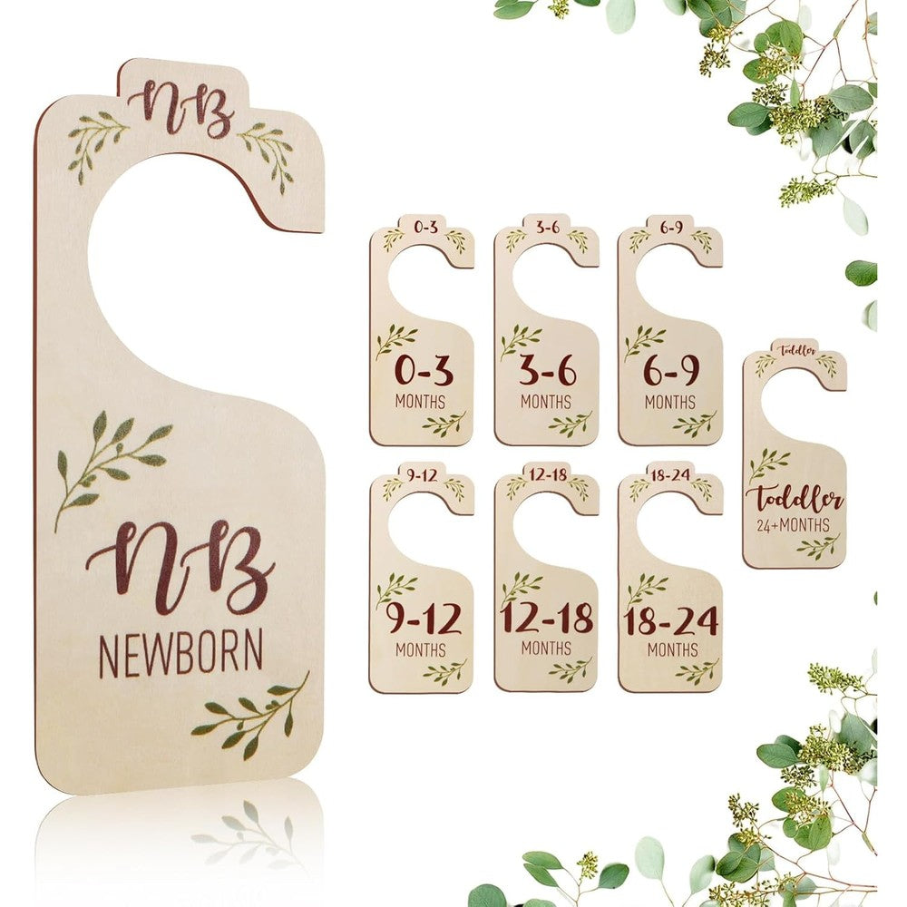 CCYLTL wooden baby closet dividers front view