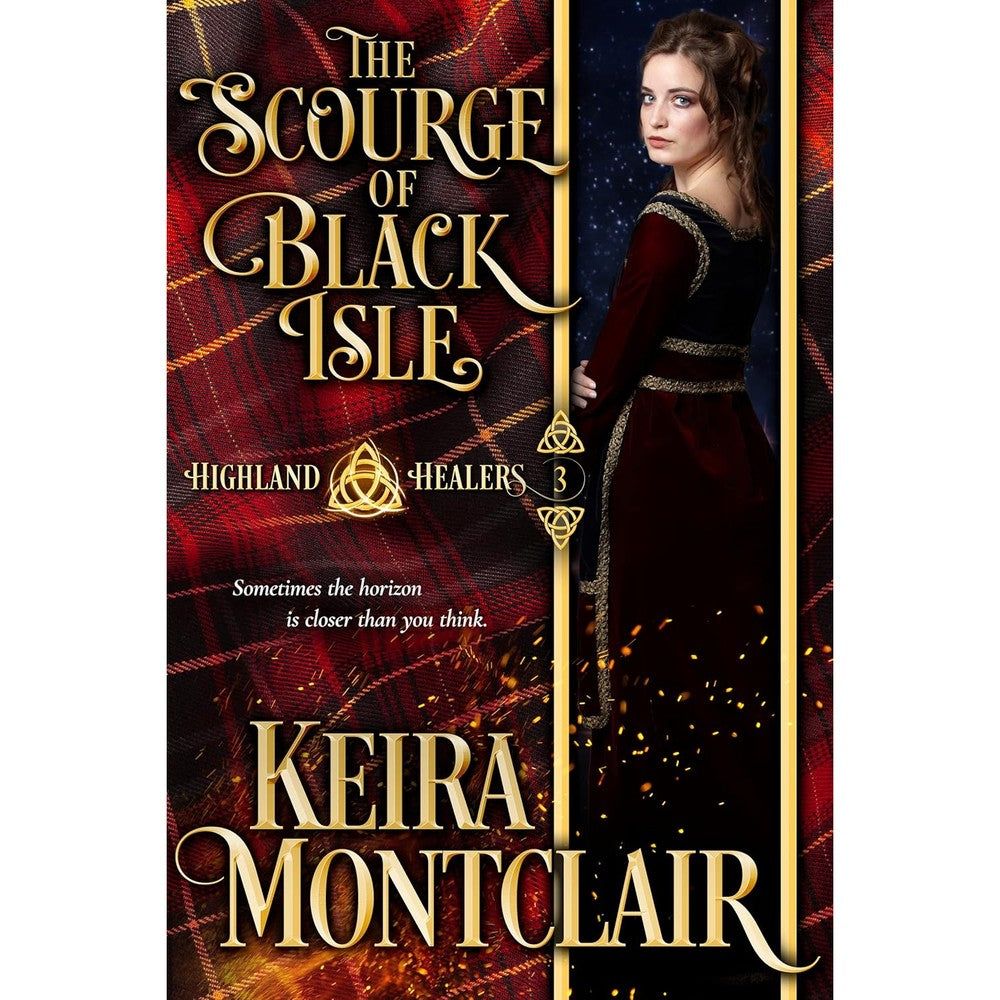 Keira Montclair The Scourge of Black Isle book cover front view historical romance novel
