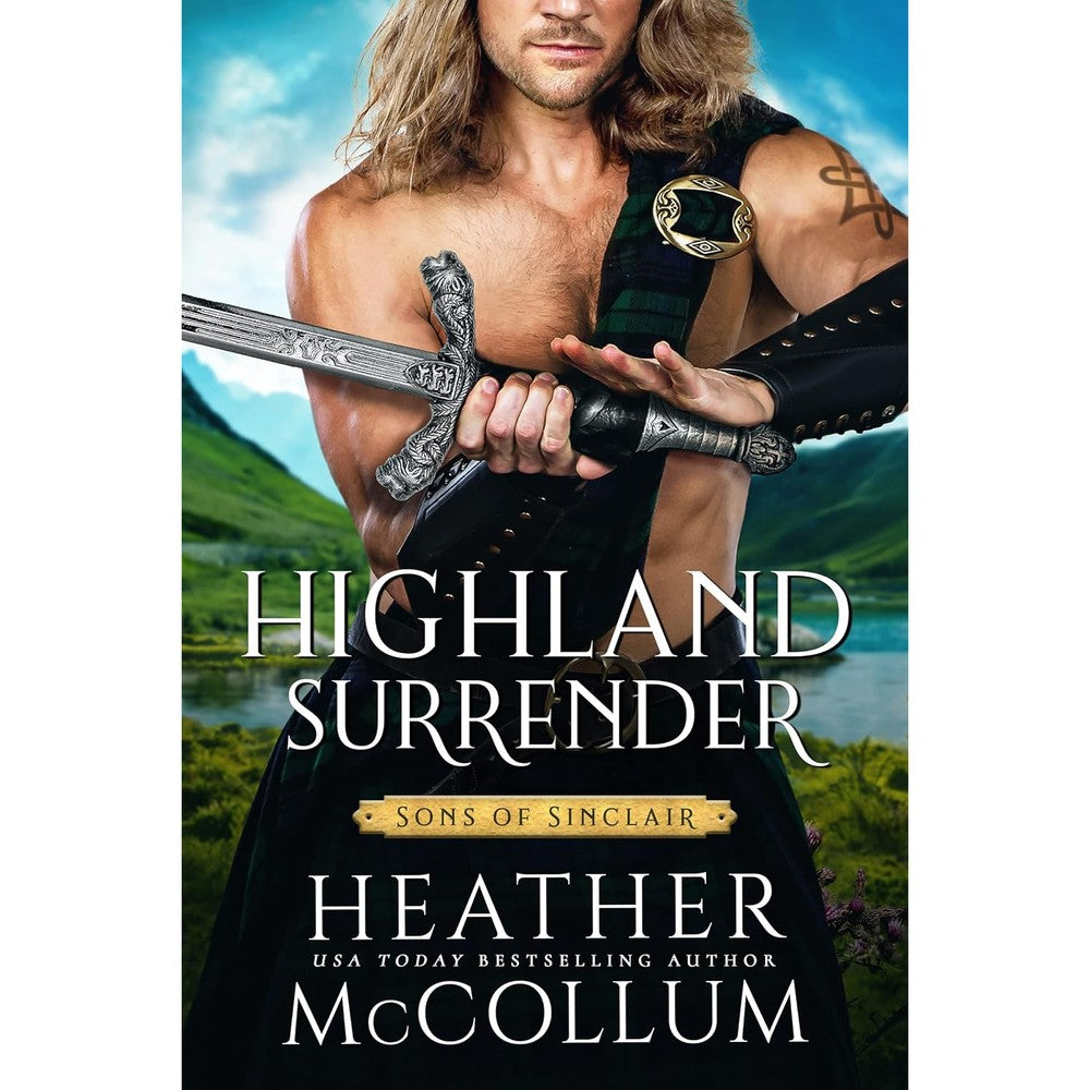 Heather McCollum Highland Surrender Sons of Sinclair book cover front view