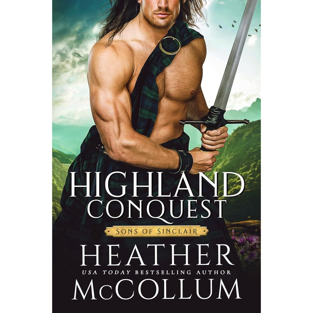 Heather McCollum Highland Conquest Sons of Sinclair Book 1 cover front view