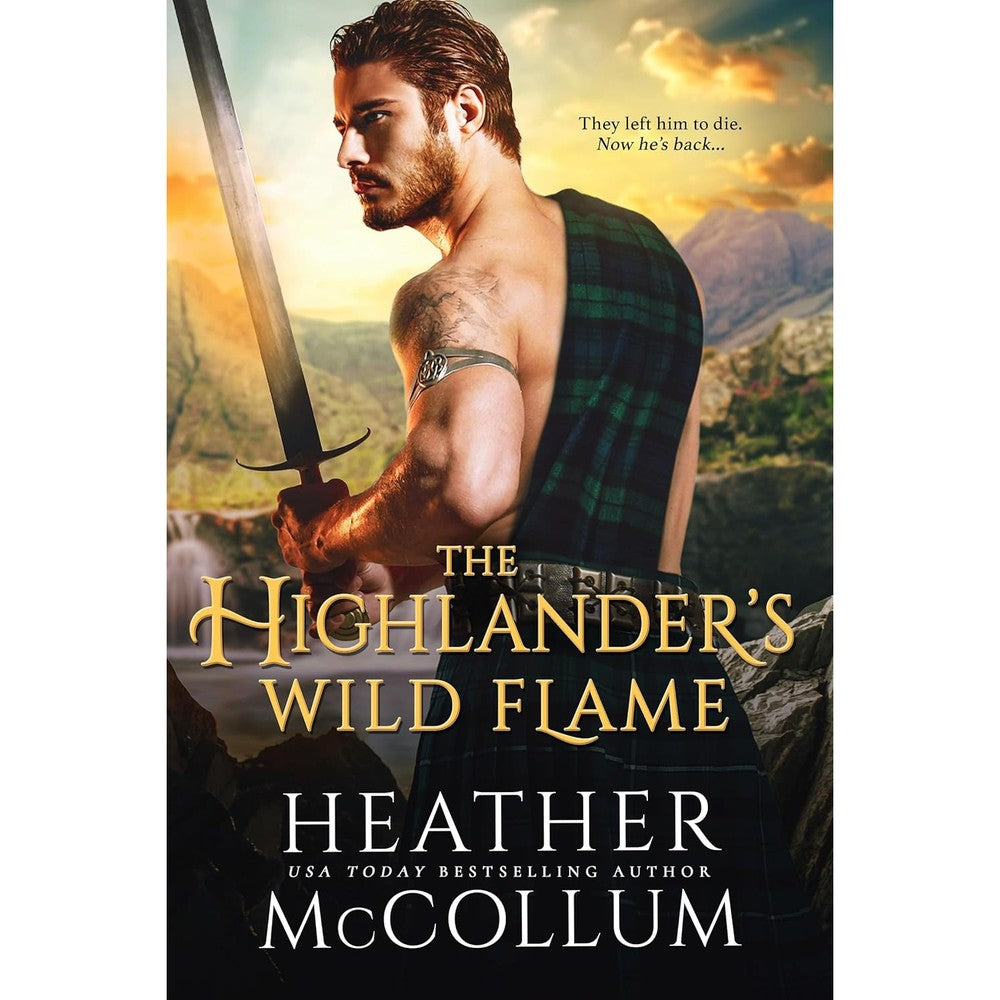 Heather McCollum The Highlander’s Wild Flame book cover front view