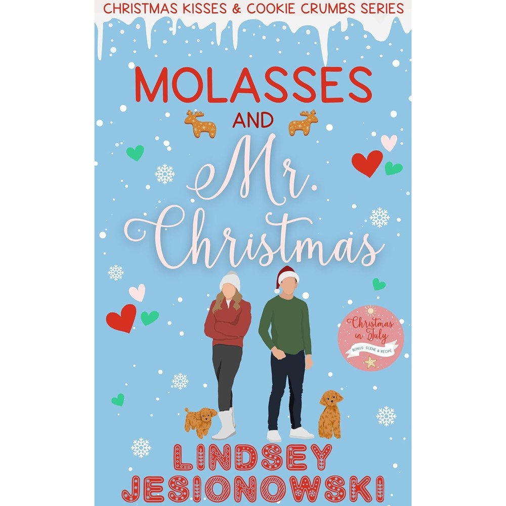 Lindsey Jesionowski Molasses and Mr. Christmas Kindle book cover front view