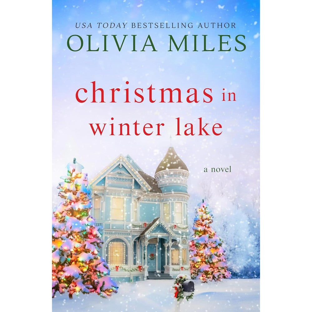 Olivia Miles Christmas In Winter Lake book cover front view