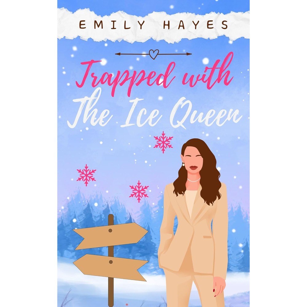 Emily Hayes Trapped With The Ice Queen book cover front view