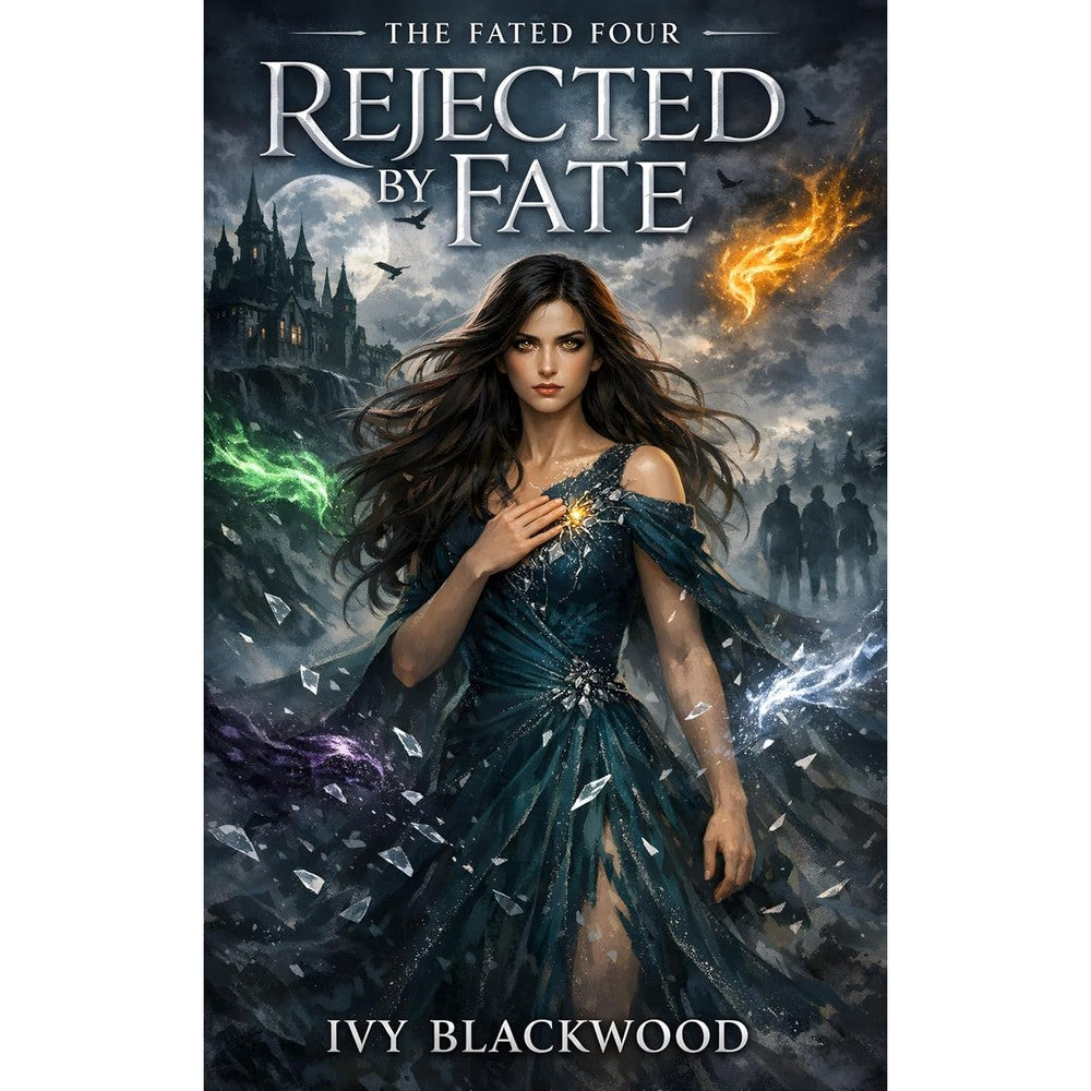 Rejected by Fate: A Reverse Harem Paranormal Romance (The Fated Four Book 1)