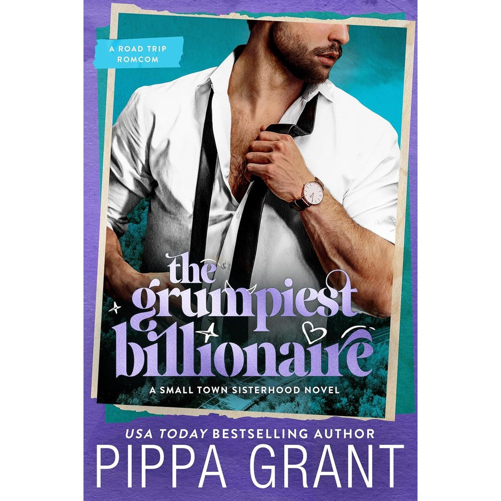 Pippa Grant The Grumpiest Billionaire romance book front cover view.