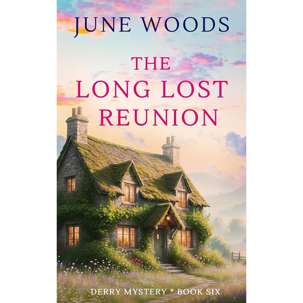 June Woods The Long Lost Reunion Book 6 Derry Mystery Series cover art front view