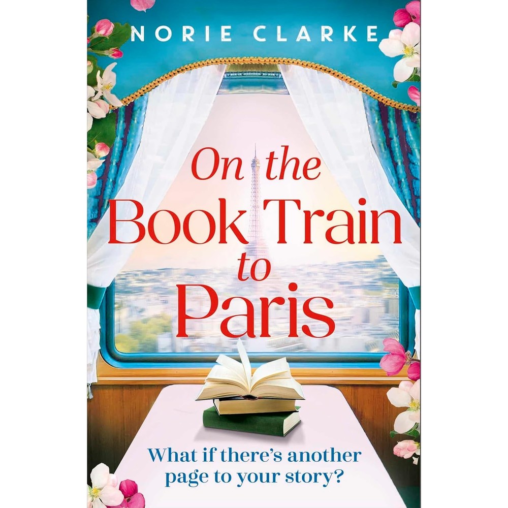 Norie Clarke On The Book Train To Paris novel cover front view for readers