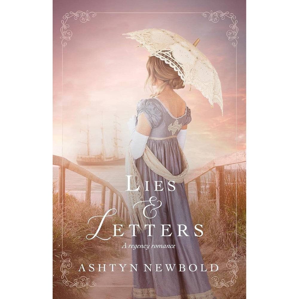 Ashtyn Newbold Lies and Letters Regency Romance book cover front view