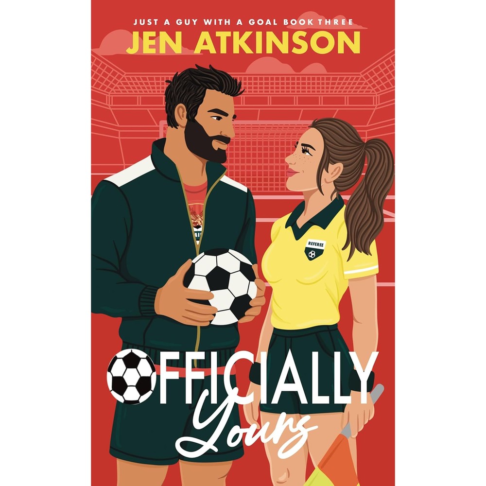 Jen Atkinson Officially Yours book cover front view sports romance