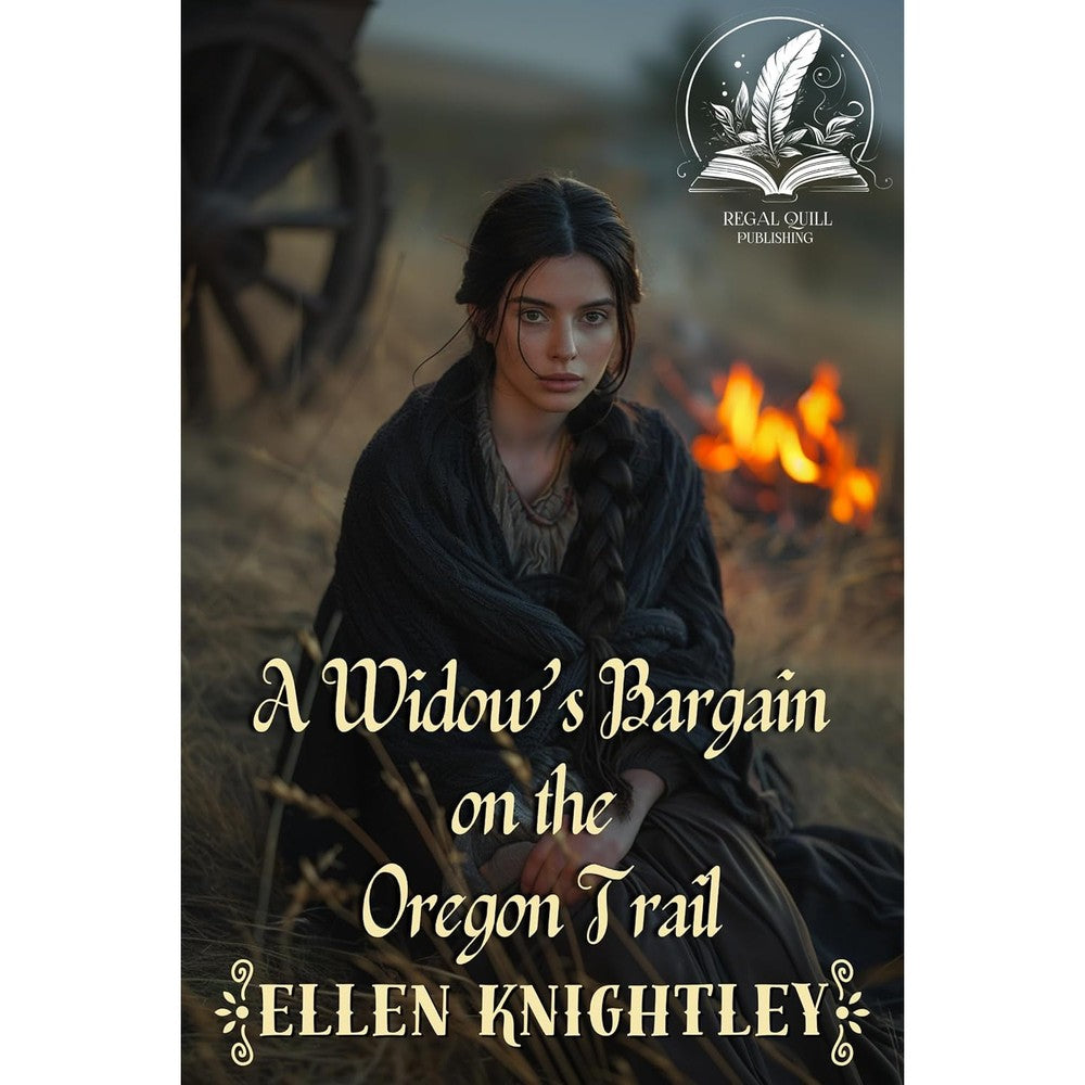 A Widowâ€™s Bargain on the Oregon Trail: A Historical Western Romance Novel (Brave Hearts of the Frontier)