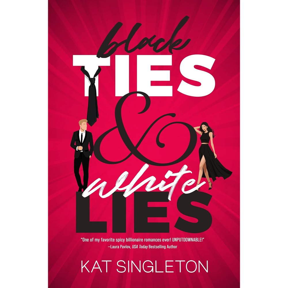Kat Singleton Black Ties and White Lies book front cover art