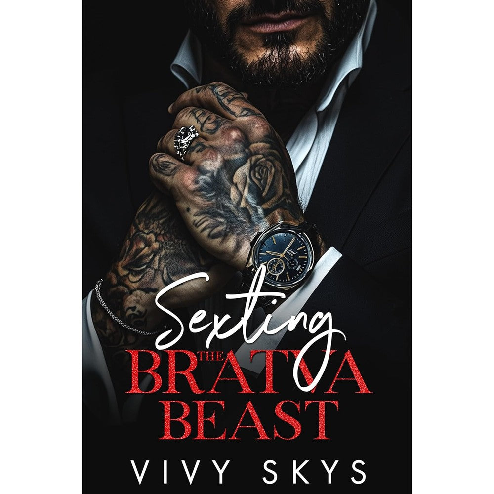 Vivy Skys Sexting The Bratva Beast book cover front view dark mafia romance