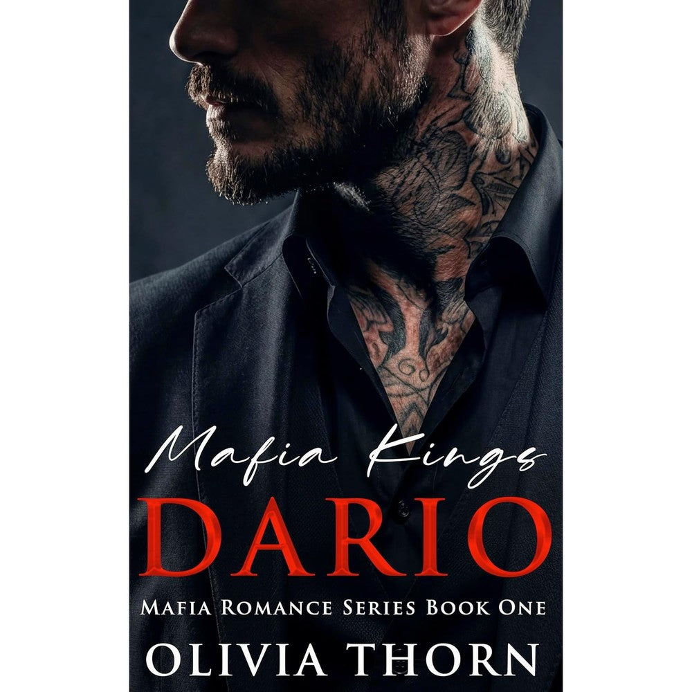 Olivia Thorn Mafia Kings Dario book cover featuring dark romance aesthetic