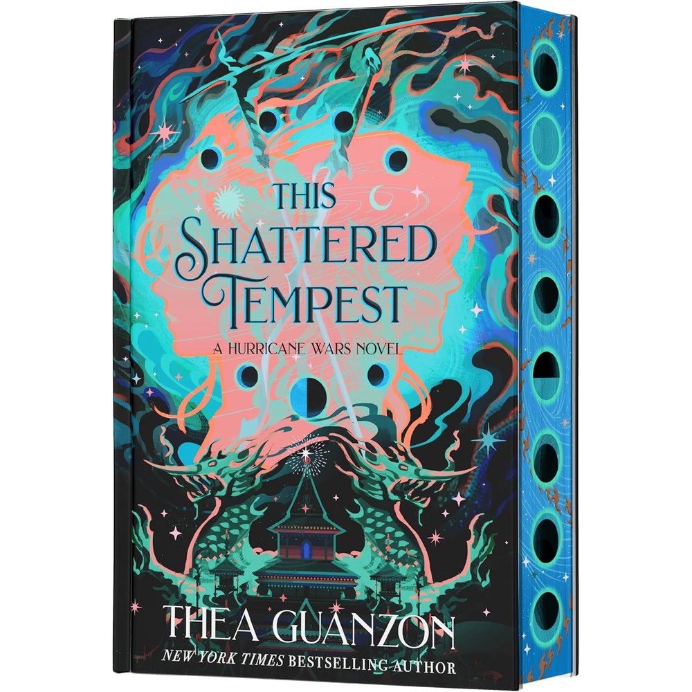 Thea Guanzon This Shattered Tempest Deluxe Limited Edition Hardcover front view showing intricate fantasy artwork.